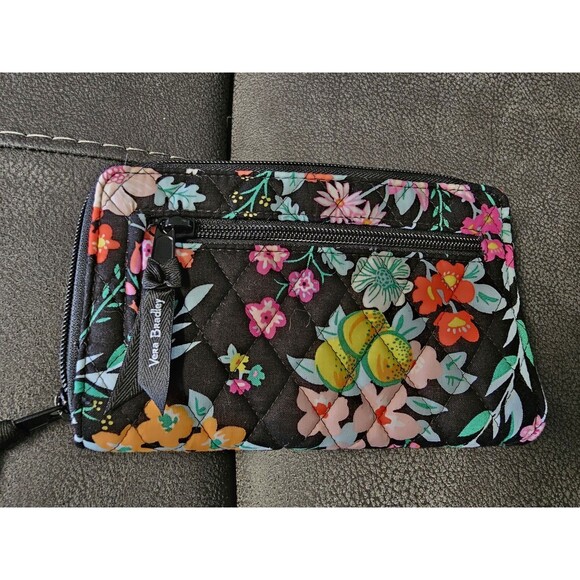 Vera Bradley RFID Turnlock Wallet Tangerine Twist New without Tags - Picture 8 of 8